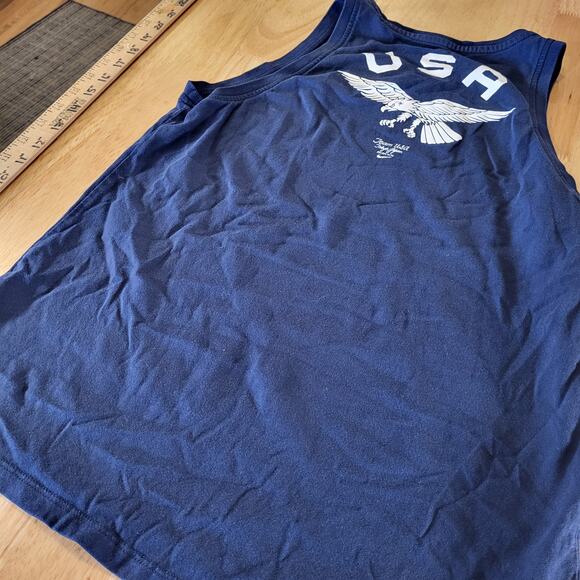 Nike Navy Blue Tank Eagle USA Small - Picture 6 of 6